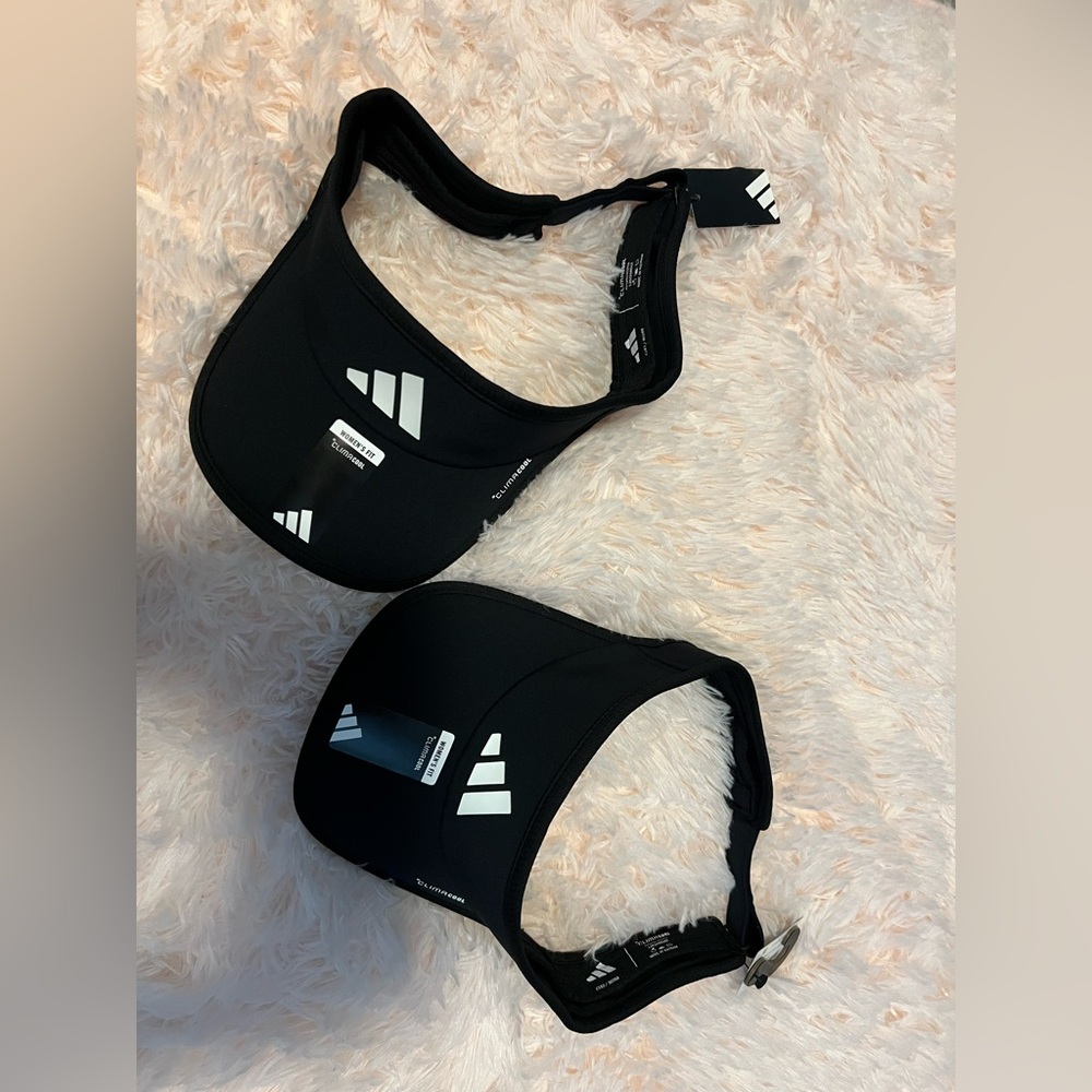 Adidas Women's Superlite Visor – Lightweight Athletic Sport Hat for Workouts 2pc